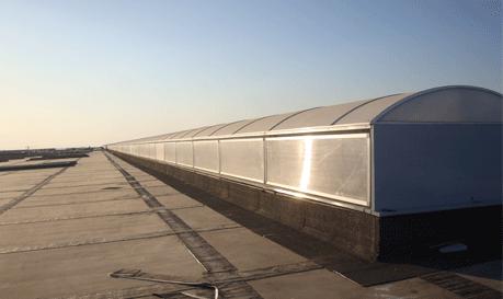 圓拱型電動天窗